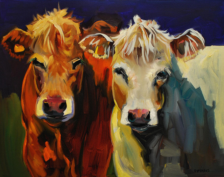 900x711 Contemporary Cow Paintings Fine Art America - Contemporary Cow Painting