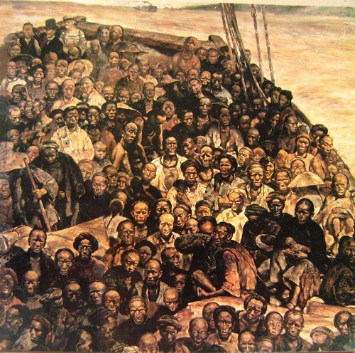 500x496 Top 10 Most Important Chinese Oil Paintings - Contemporary History Painting