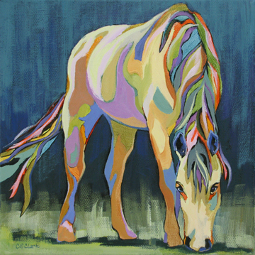 360x359 Contemporary Horse Painting Carolee S. Clark - Contemporary Horse Painting