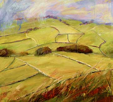 363x330 Contemporary Landscape Painting Towards Ashbourne - Contemporary Landscape Painting