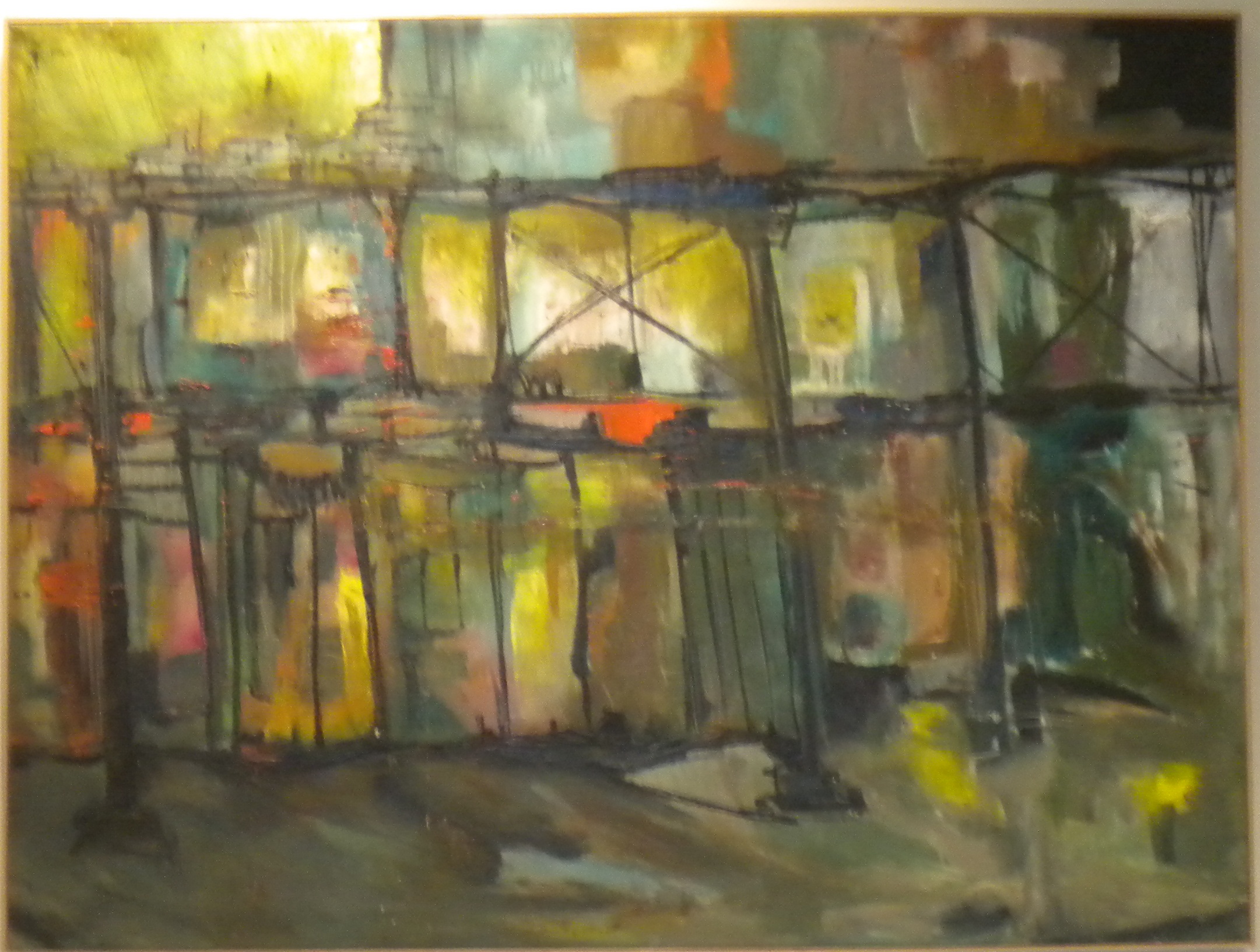 2161x1632 Sister Mary James Ann Walsh, Bvm Artist Portrait Of A Mid - Contemporary Nativity Scene Painting