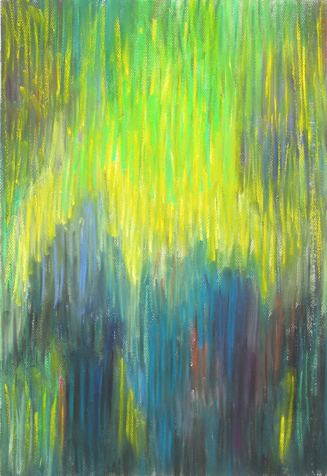 650x945 The Abstract Pastel Nativity ( The Birth Of Jesus And Mary, Joseph - Contemporary Nativity Scene Painting