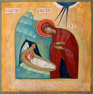 297x300 Contemporary Christian Art Painting - Contemporary Nativity Scene Painting