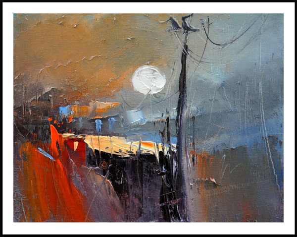 600x478 Modern Oil Modern Oil Painting With Palette Knife Contemporary Oil - Contemporary Oil Painting