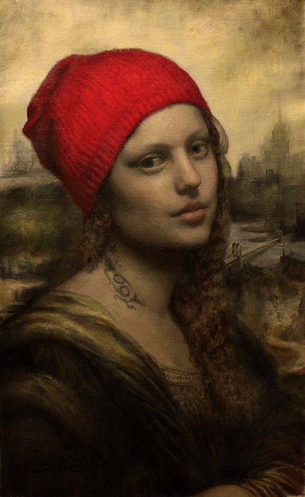 442x720 Reflections Cesar Santos Contemporary Realist Painter Splendid - Contemporary Realist Painting