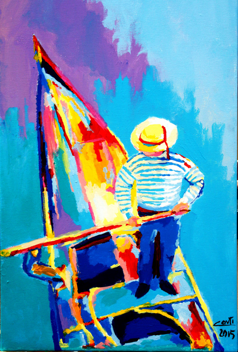 813x1200 Gondoliere (Simone Conti) - Conti Painting