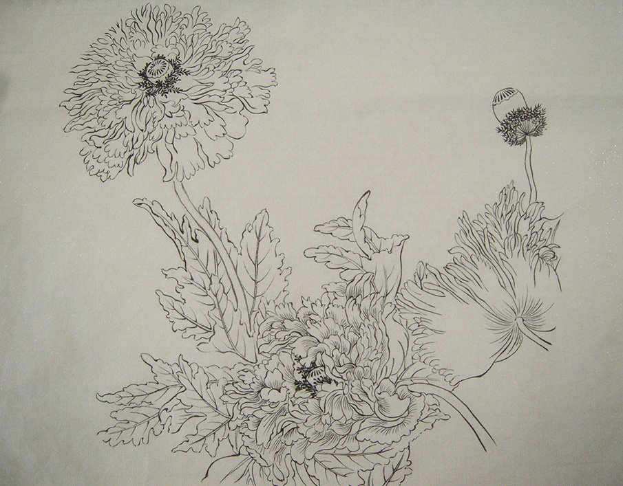 905x707 Countour Line Drawing Art With Miss Griffin - Contour Line Painting