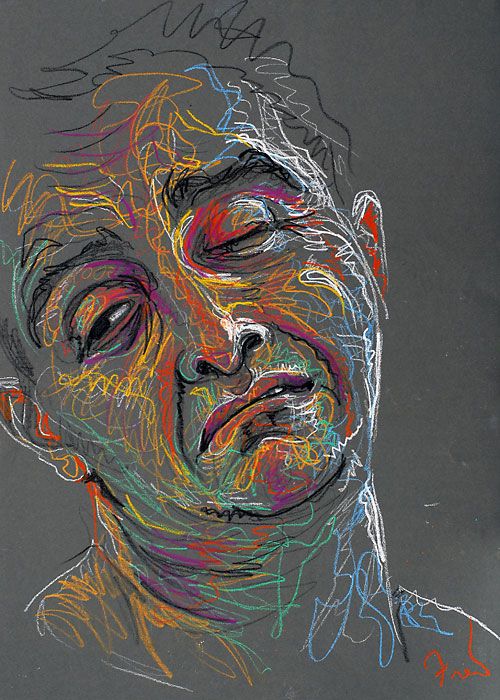 500x700 Fred Hatt - Contour Line Painting