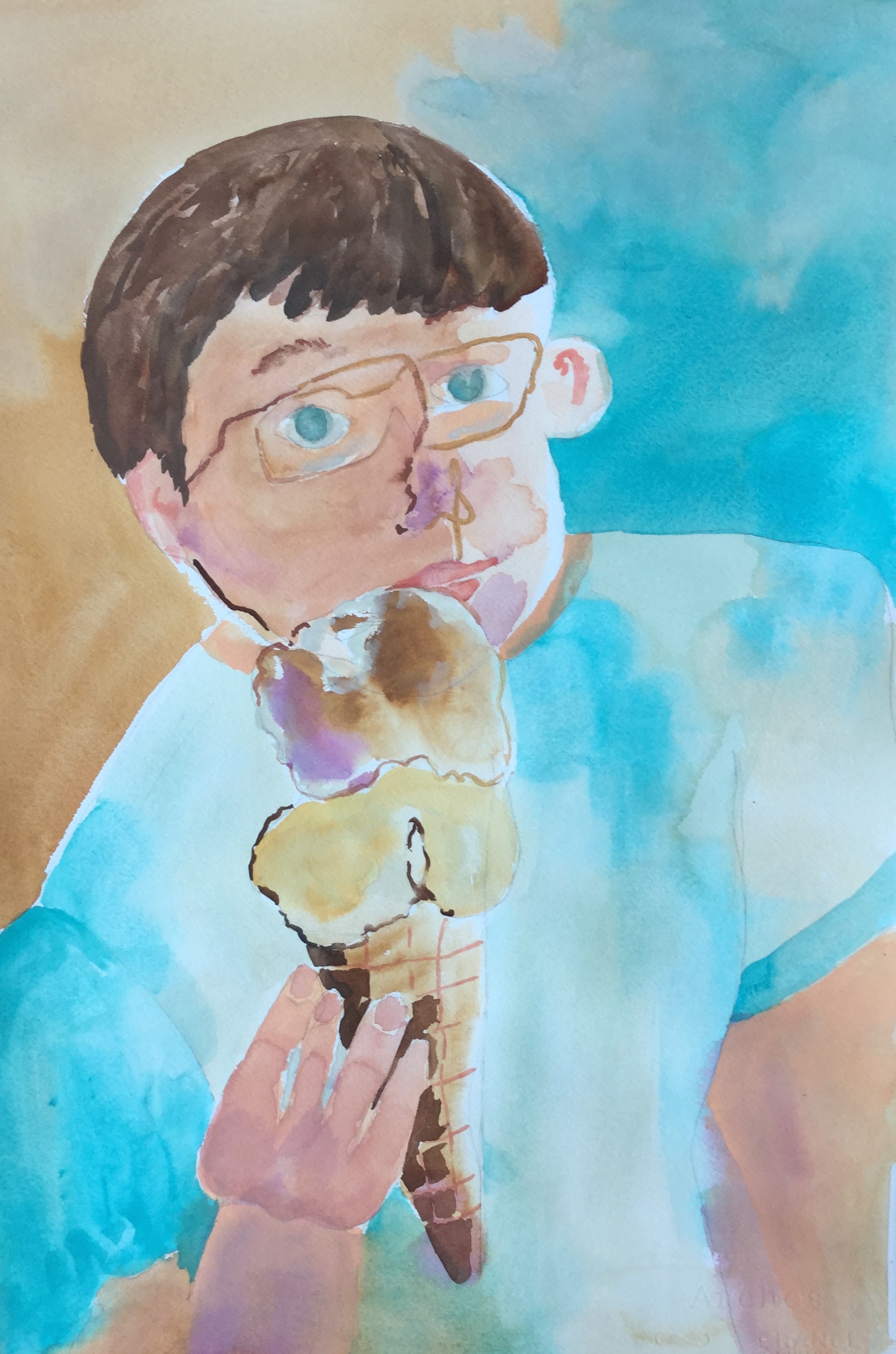 1757x2655 Blind Contour Drawing Elizabeth Higgins - Contour Painting