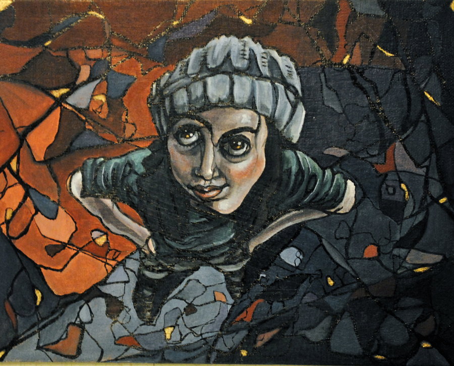 900x726 Blind Contour Painting By Pencilfreak01 - Contour Painting