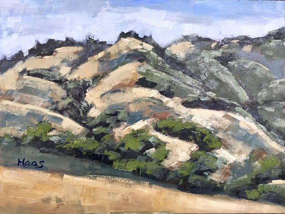 570x427 Mount Diablo, 12 X 16, Contra Costa, Walnut Creek, Curry Point, Mt - Contra Costa Painting