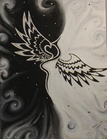 345x450 Contrast Painting By Goofoofighter - Contrast Painting