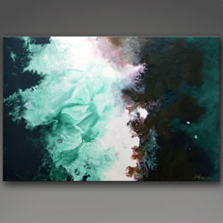 250x250 Out Of The Contrast Original Painting By Sally Trace - Contrast Painting