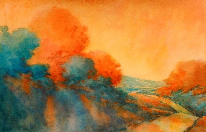 800x516 Warm And Cool Colors In Composition - Contrast Painting