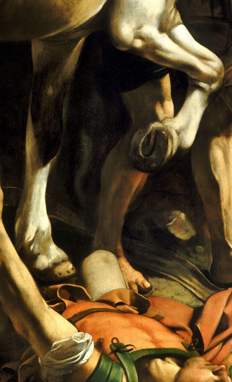 750x1237 Light And Dark Caravaggio's Let's Explore Art - Conversion Of Paul Painting