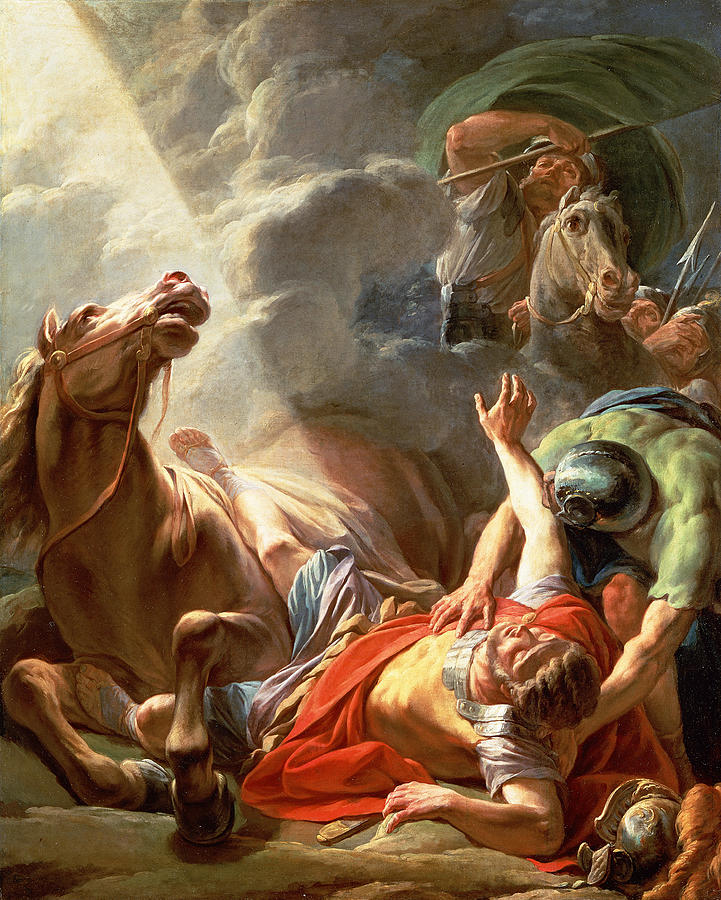 721x900 The Conversion Of St Paul Painting By Nicolas Bernard Lepicie - Conversion Of Paul Painting