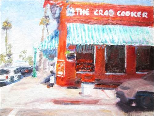 500x376 Steps In Painting The Crab Cooker In Acrylic And Oils. Art - Cooker Painting