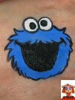 155x205 Diy Cookie Monster Face Paint Face Painting Ideas - Cookie Monster Face Painting