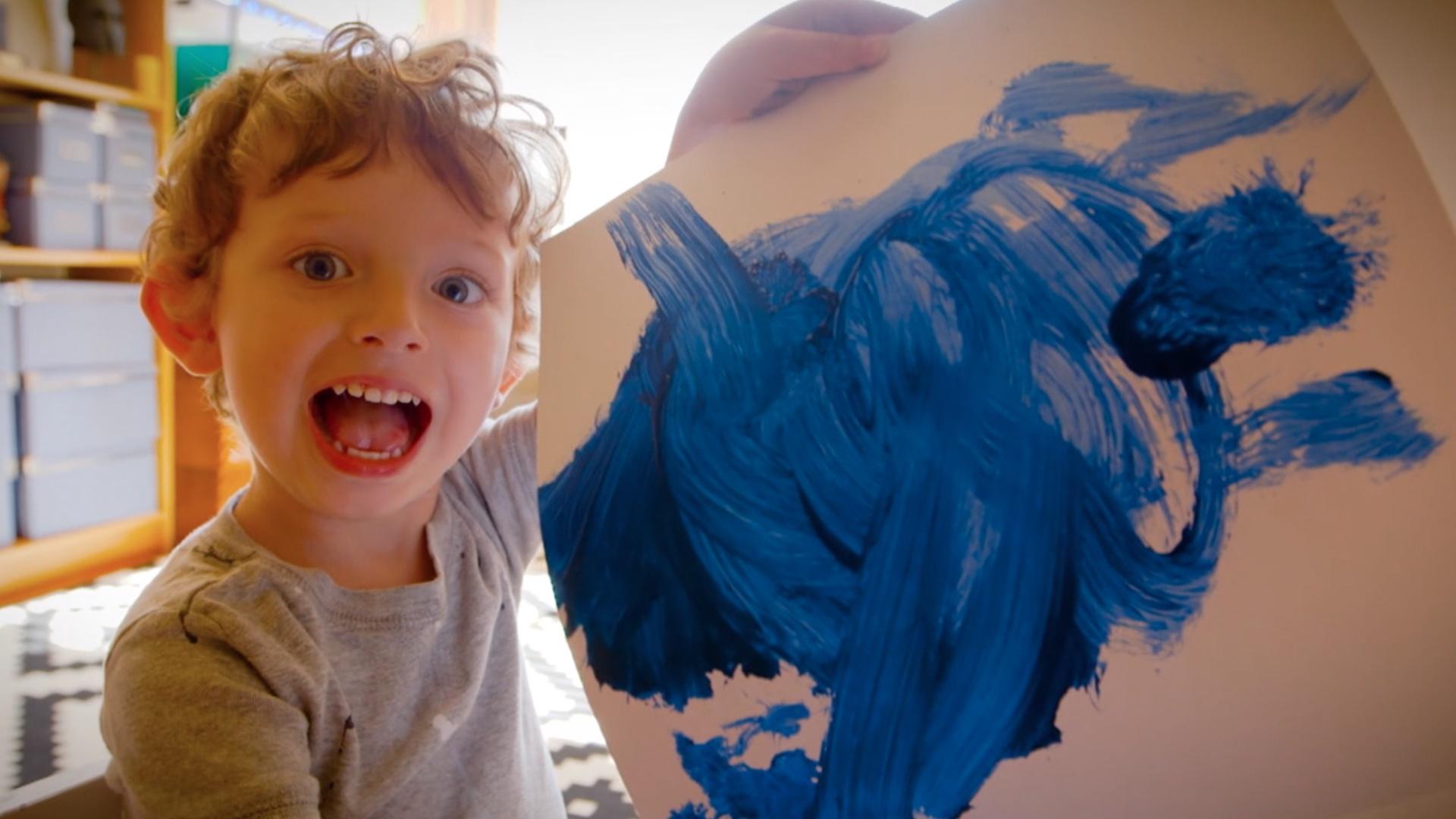 1920x1080 Sesame Street Painting With Cookie Monster On Alabama Public - Cookie Monster Face Painting