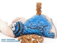 Cookie Monster Painting