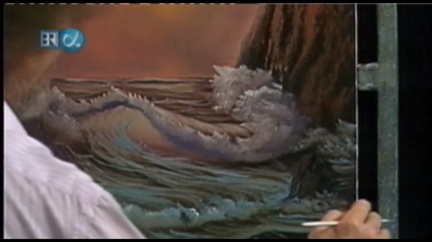 850x476 I Found Cookie Monster Hiding In Bob Ross's Painting. - Cookie Monster Painting