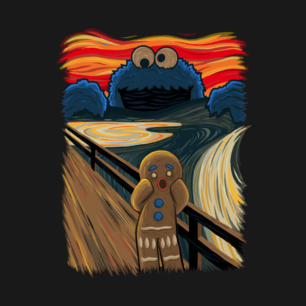 630x630 The Cookie Muncher (Collab With Raffiti) - Cookie Monster Painting