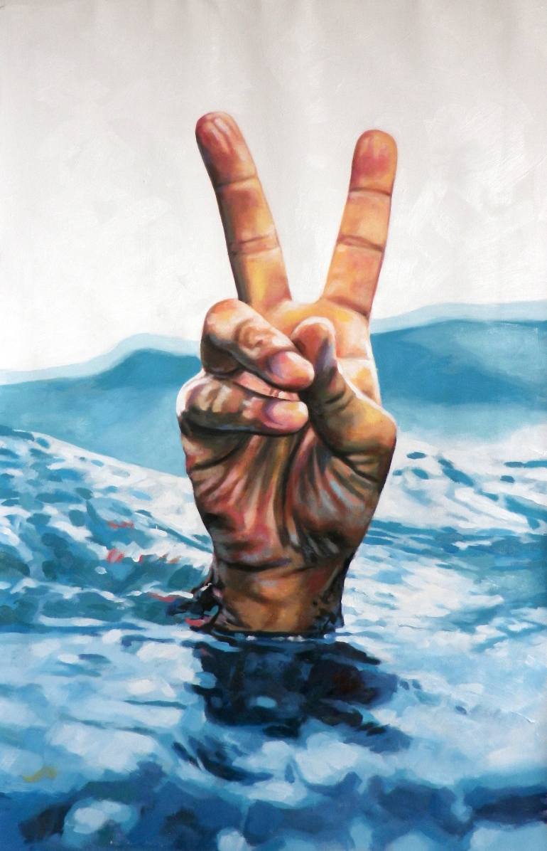 770x1196 Saatchi Art The Impossible Cool Painting By Thomas Saliot - Cool Art Painting