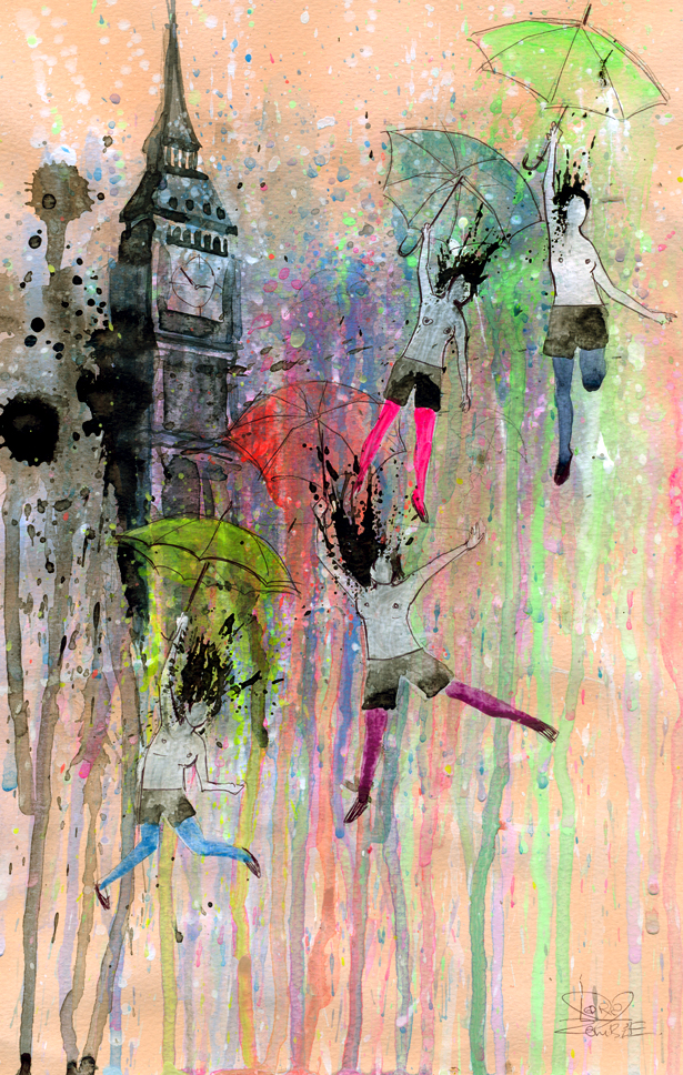 615x968 Seriously Cool Watercolor Paintings - Cool Art Painting