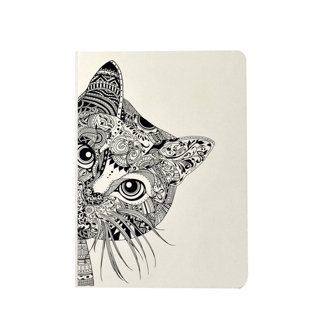 640x640 Cool Cat Painting Notebook For Diarypaintingdrawing B632k Blank - Cool Cat Painting