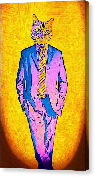 333x622 One Cool Cat Painting By Jared Johnson - Cool Cat Painting