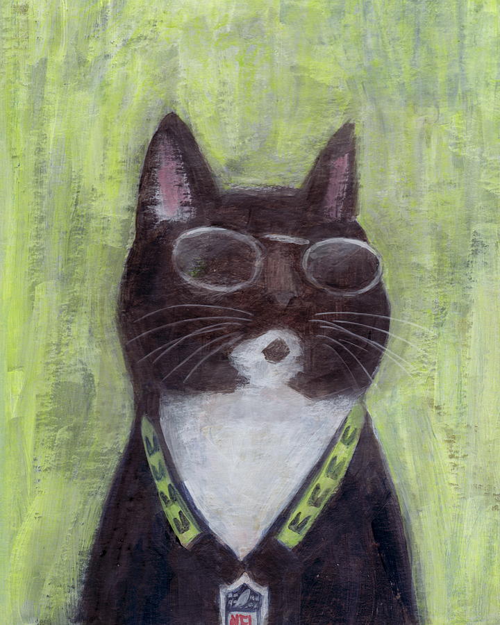 720x900 Cool Cat - Cool Cat Painting