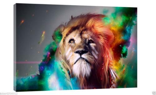 500x306 2018 Framed Cool Lion, Genuine High Quality Pure Hand Painted Wall - Cool Lion Painting