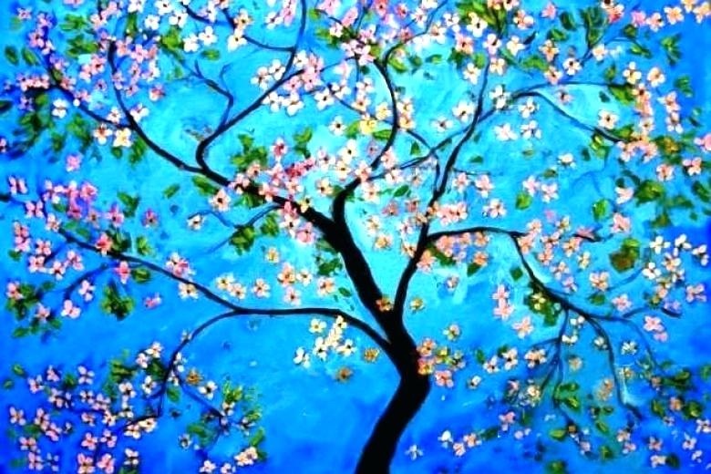 780x520 Cool Painting Ideas Tree Swing And Heart Painting Artistic Acrylic - Cool Painting