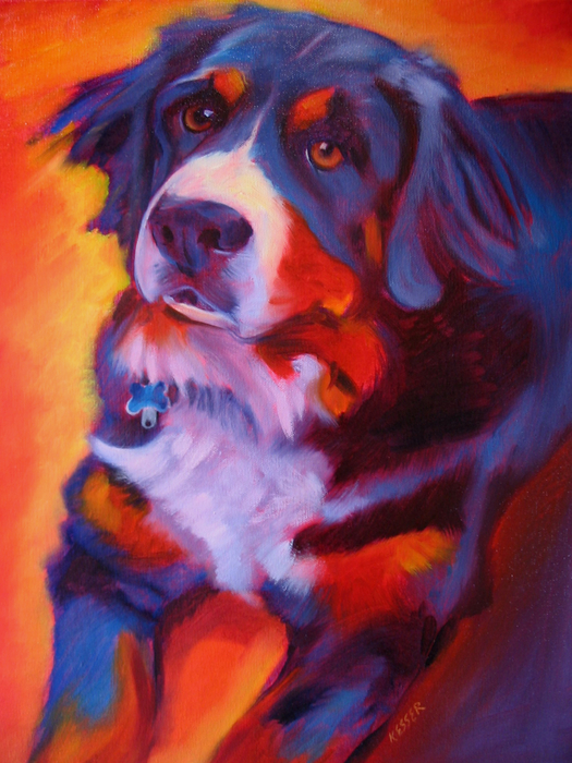 525x700 Smart Class Warmcool Color Dog Paintings - Cool Painting Colors