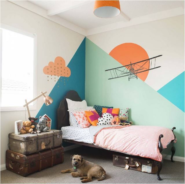 639x633 Glamorous Kids Room Paint Ideas 24 Boys Bedroom Unisex Nursery - Cool Painting For Kids