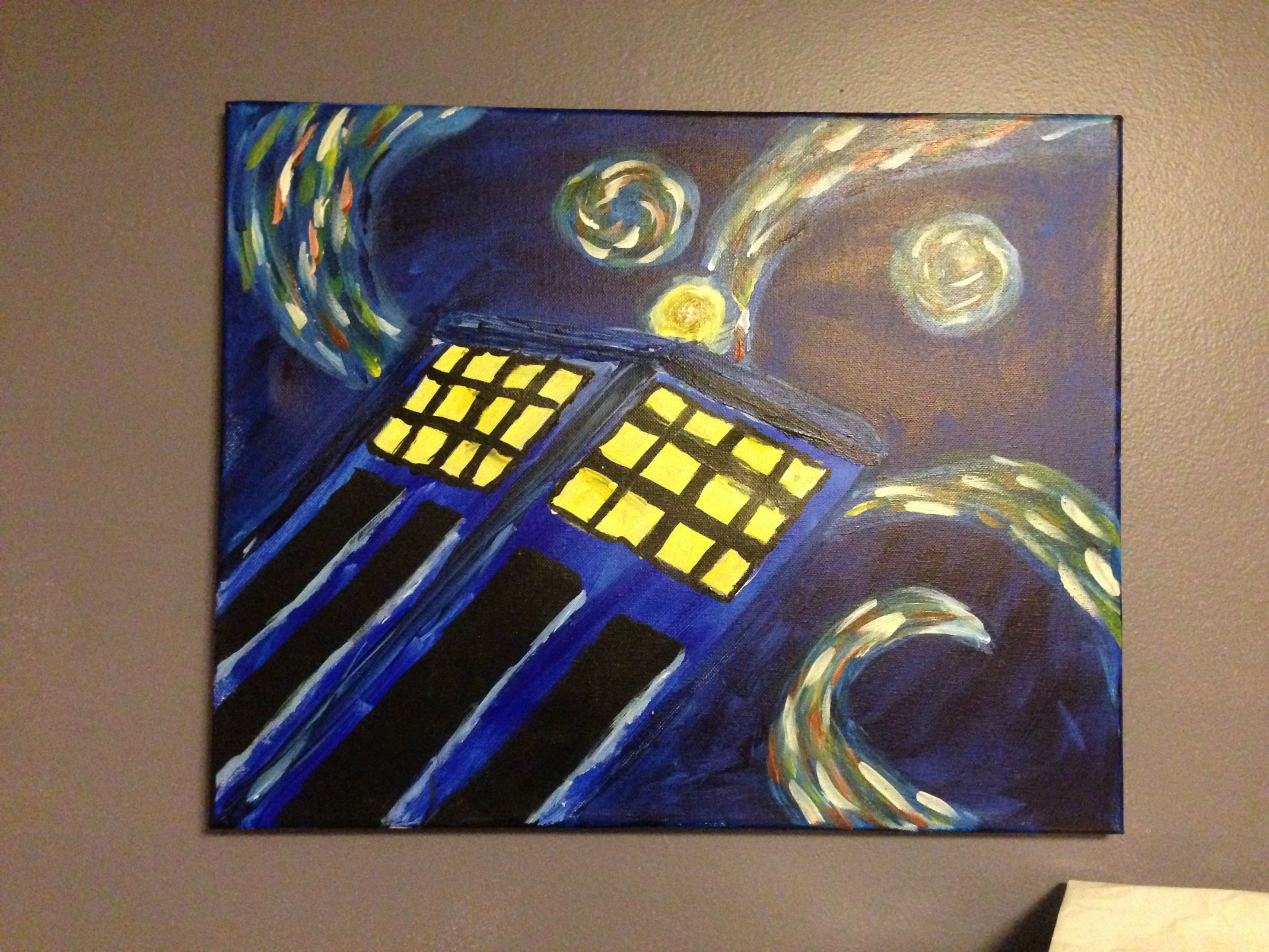 2937x2203 My Best Friend Made Me The Best Painting Ever! Doctorwho - Coolest Painting Ever