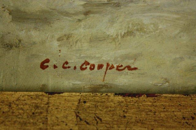 640x426 Oil Painting Signed C.c. Cooper - Cooper Artist Painting