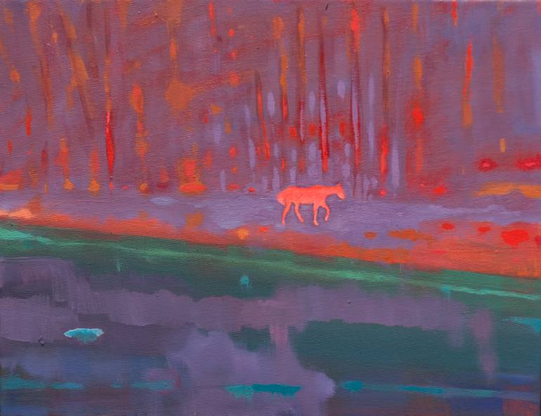 770x592 Saatchi Art Horse Creek Painting By Ron Cooper - Cooper Artist Painting