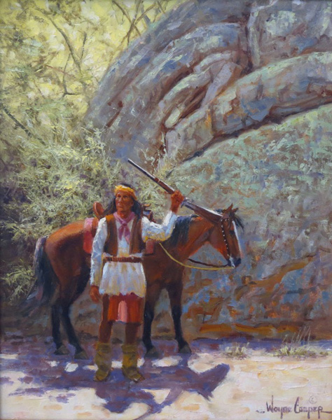 474x600 Wayne Cooper Artist Gallery In Santa Fe Nm - Cooper Artist Painting