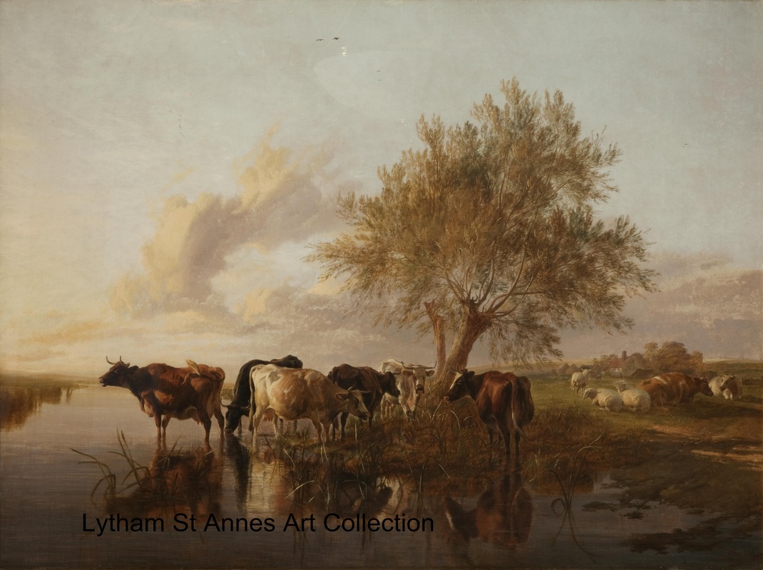 1070x800 Canterbury Meadows By Thomas Sidney Cooper - Cooper Artist Painting