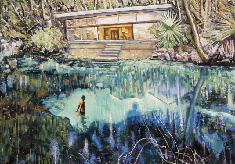 770x538 Saatchi Art Lighthouse Point Painting By Ron Cooper - Cooper Painting