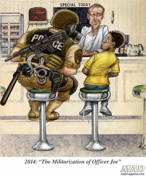 500x605 Lift Up Thine Eyes Rockwell's Cop And Race - Cop Painting