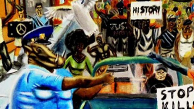 640x360 Painting In U.s. Capitol Depicts Cops As Pigs Fox News Video - Cop Painting