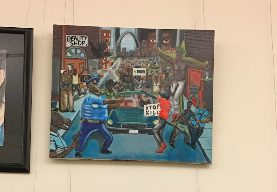 902x624 Painting Of Cops As Pigs Still Hangs In Capitol Building - Cop Painting
