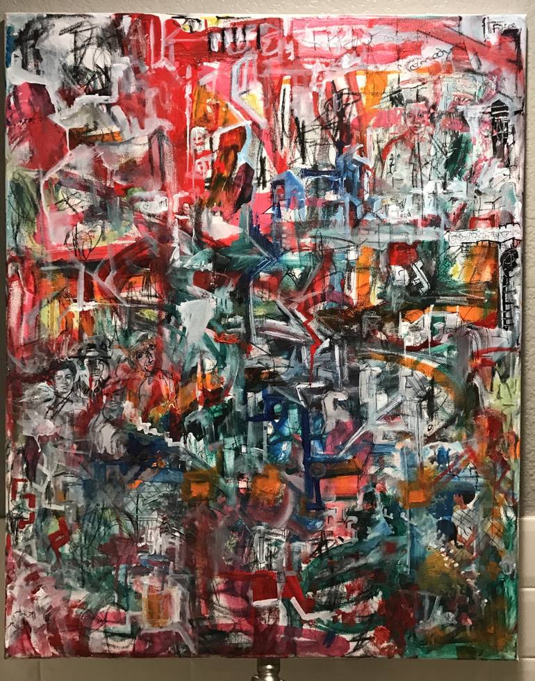 770x979 Saatchi Art Cop Watch Painting By Dave Edmondson - Cop Painting