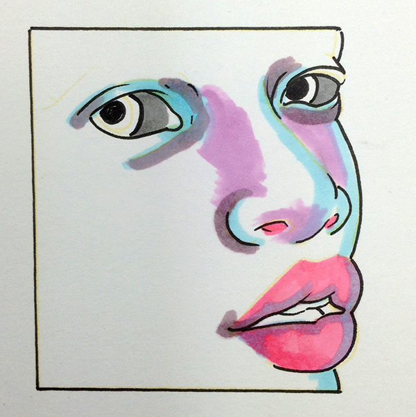 600x601 How To Color Dark Skin Tones, A Step By Step Copic Tutorial - Copic Painting