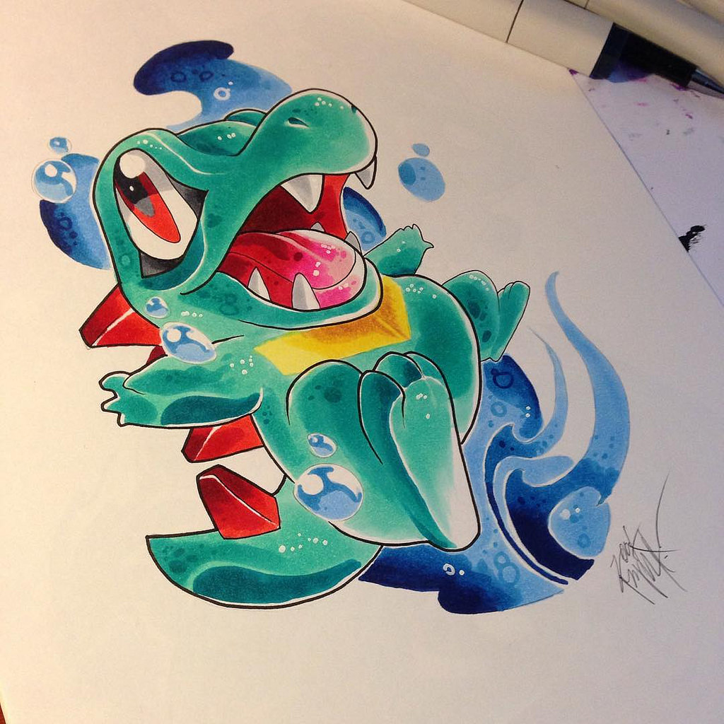 1024x1024 Toto Again - Copic Painting