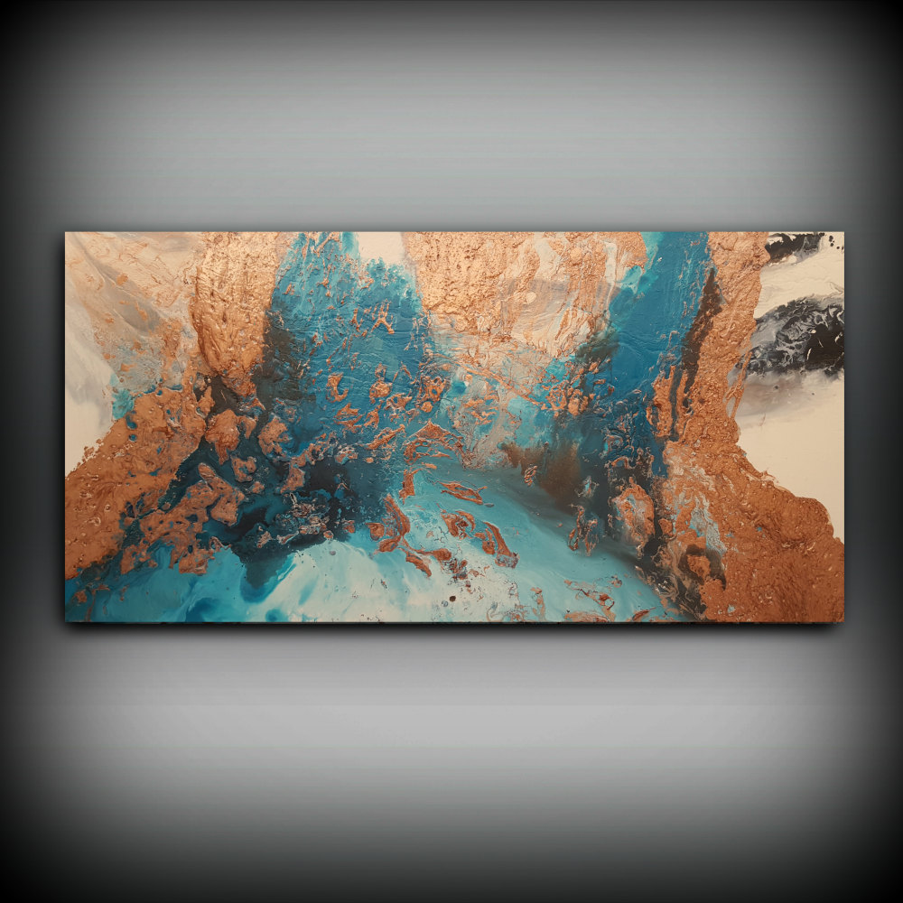 1000x1000 Original Painting Art Painting Acrylic Painting Abstract - Copper Painting