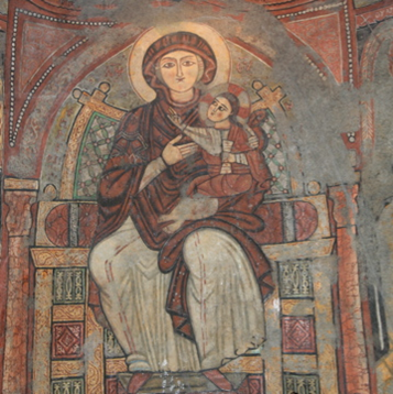 357x358 The Joyful Coptic Madonna And The Child Genius Of Christian Art - Coptic Painting