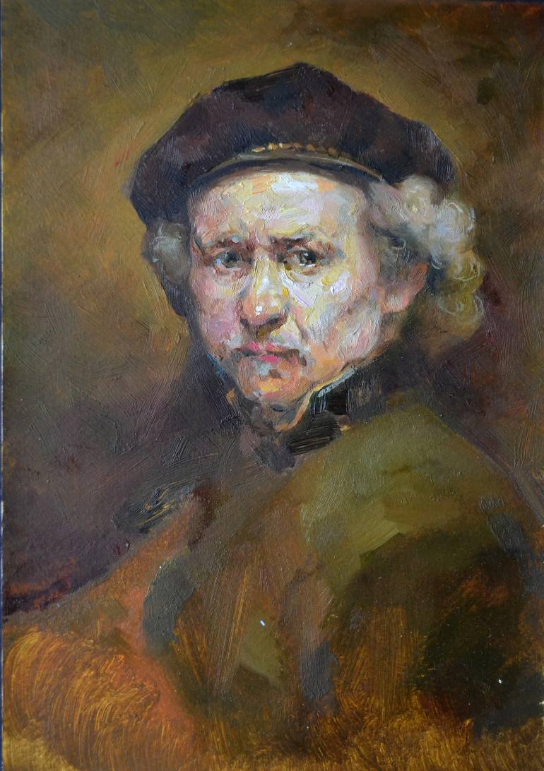 770x1092 Saatchi Art A Copy Of Rembrandt Painting By Dmitriy Hyrniak - Copy Painting